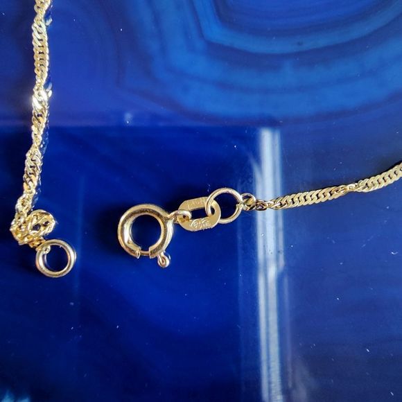 10k Gold ✨️ Twist Bracelet 7" Yellow Gold Rope Bracelet - Picture 4 of 5